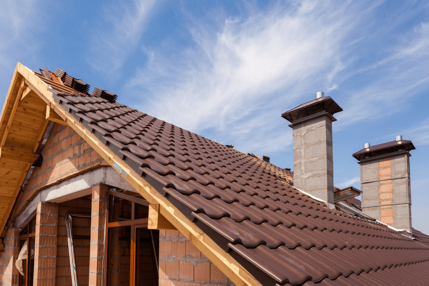 Roof repair and detail work