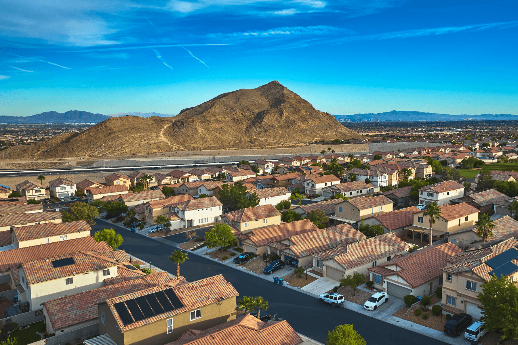 Roof inspection and documentation on a Las Vegas home